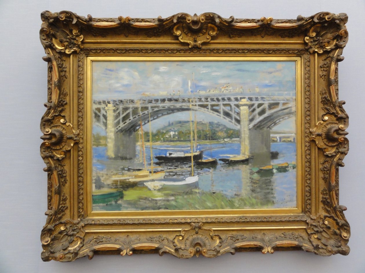 Die Seinebrücke von Argenteuil von Claude Monet