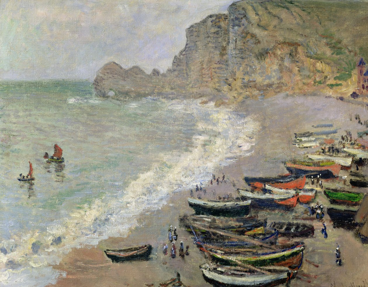 Etretat, Strand und Porte d