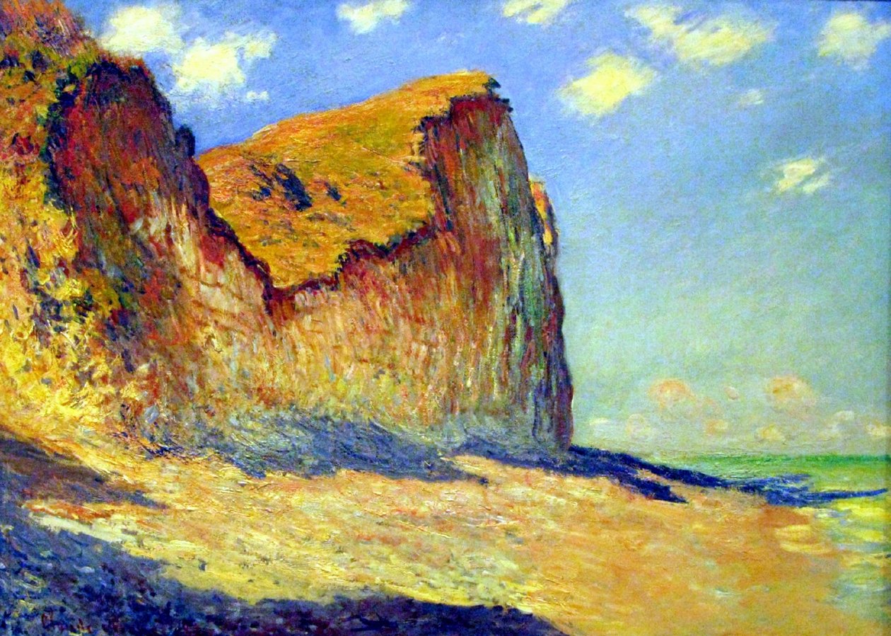 Klippen bei Pourville von Claude Monet