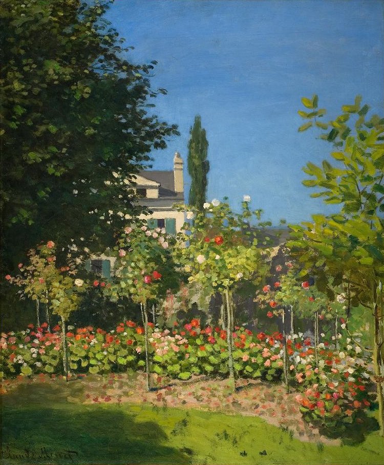 Blühender Garten von Claude Monet