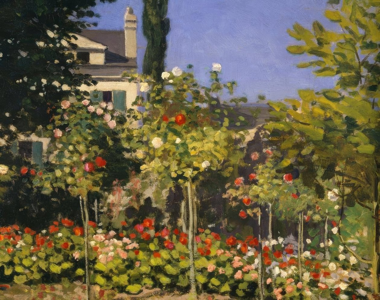 Blühender Garten von Claude Monet