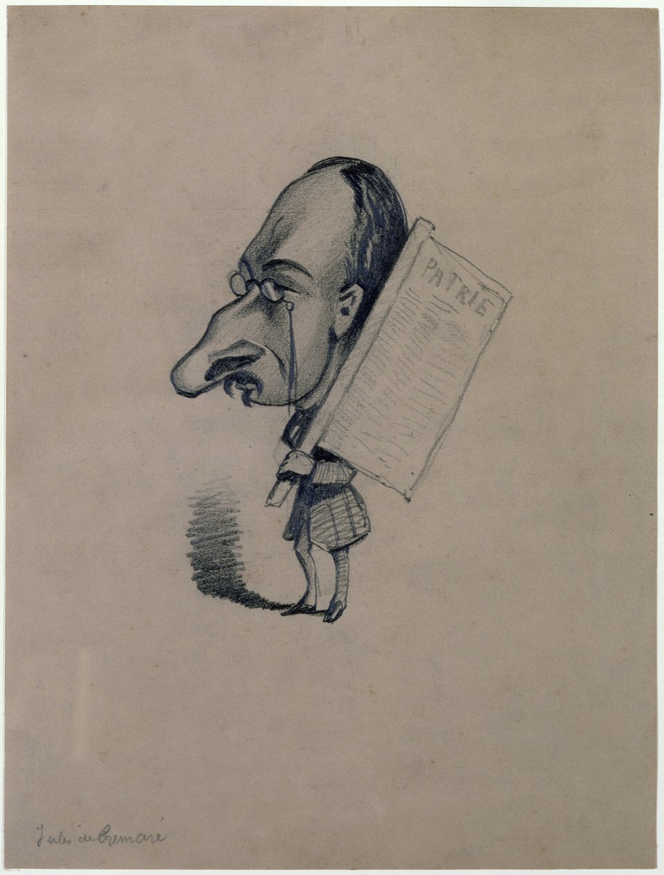 Jules de Premaray (1819-68) von einem Foto von Nadar, ca. 1858 von Claude Monet