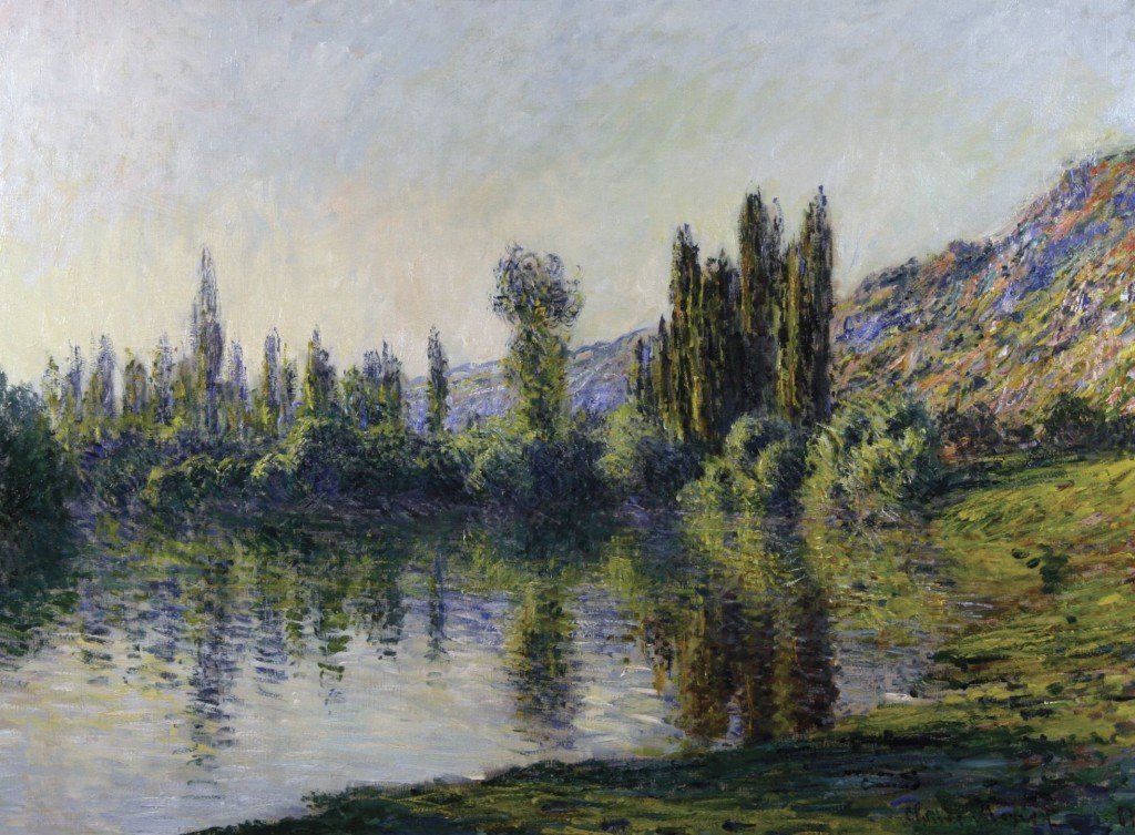Die Seine bei Vétheuil von Claude Monet