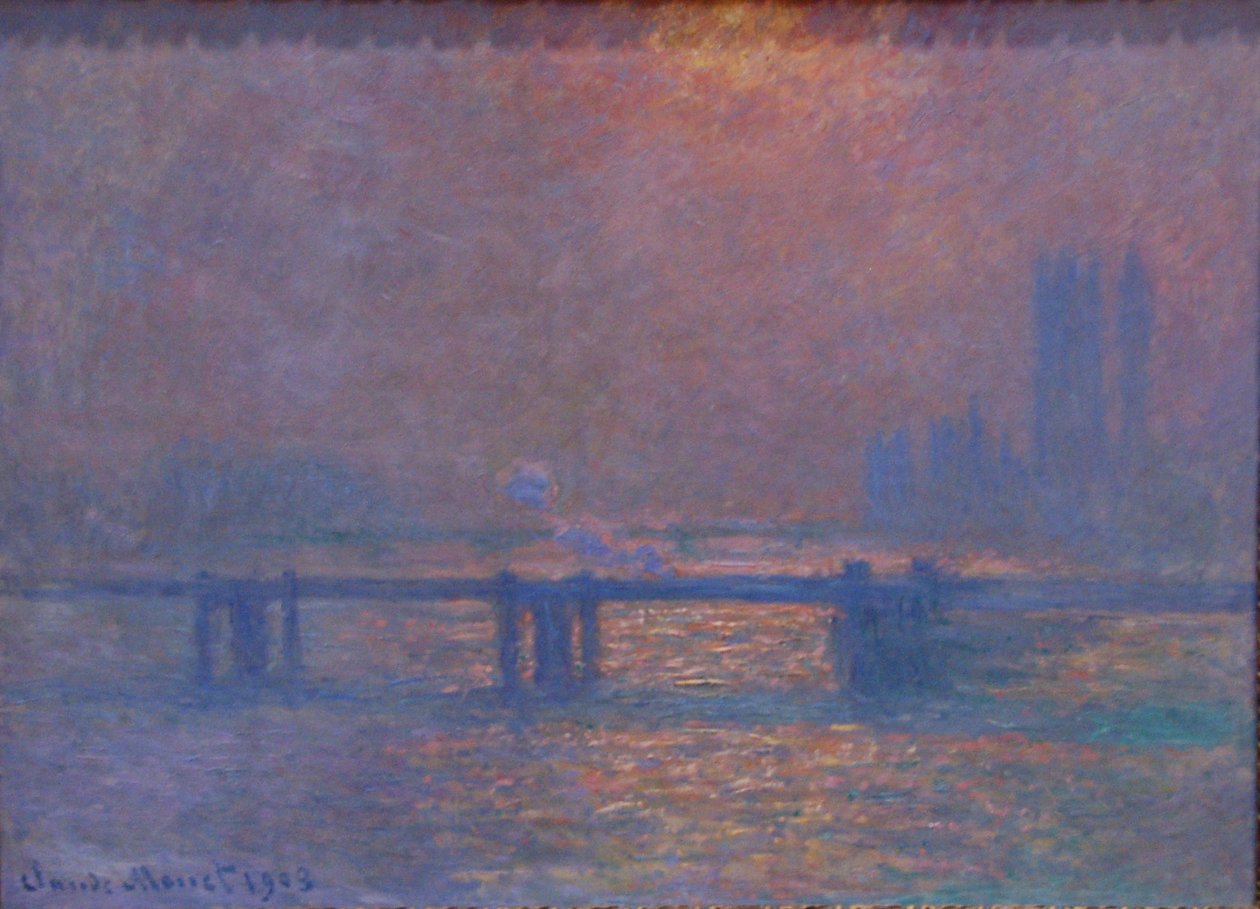 Die Themse bei Charing-Cross von Claude Monet