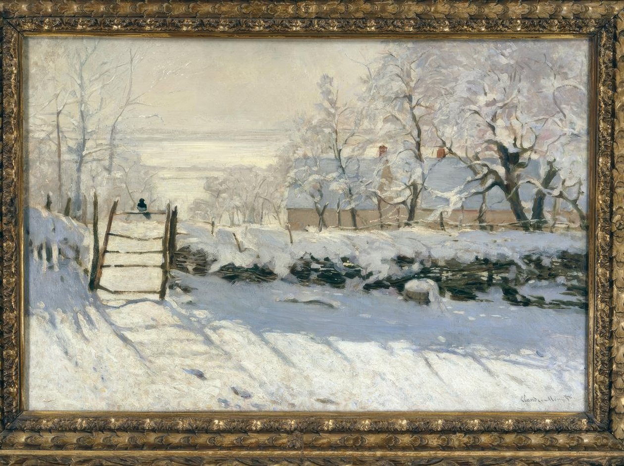Die Elster von Claude Monet