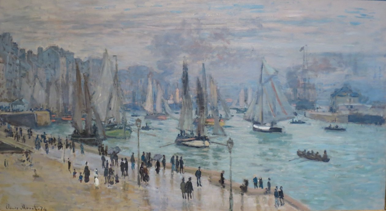 Le Havre, Fischerboote verlassen den Hafen von Claude Monet