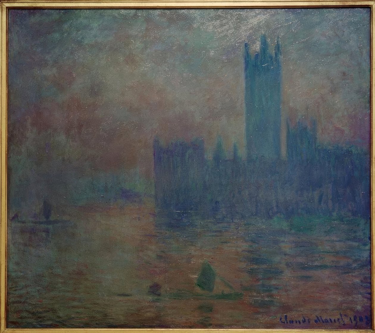 Das Parlament, Nebeleffekt von Claude Monet