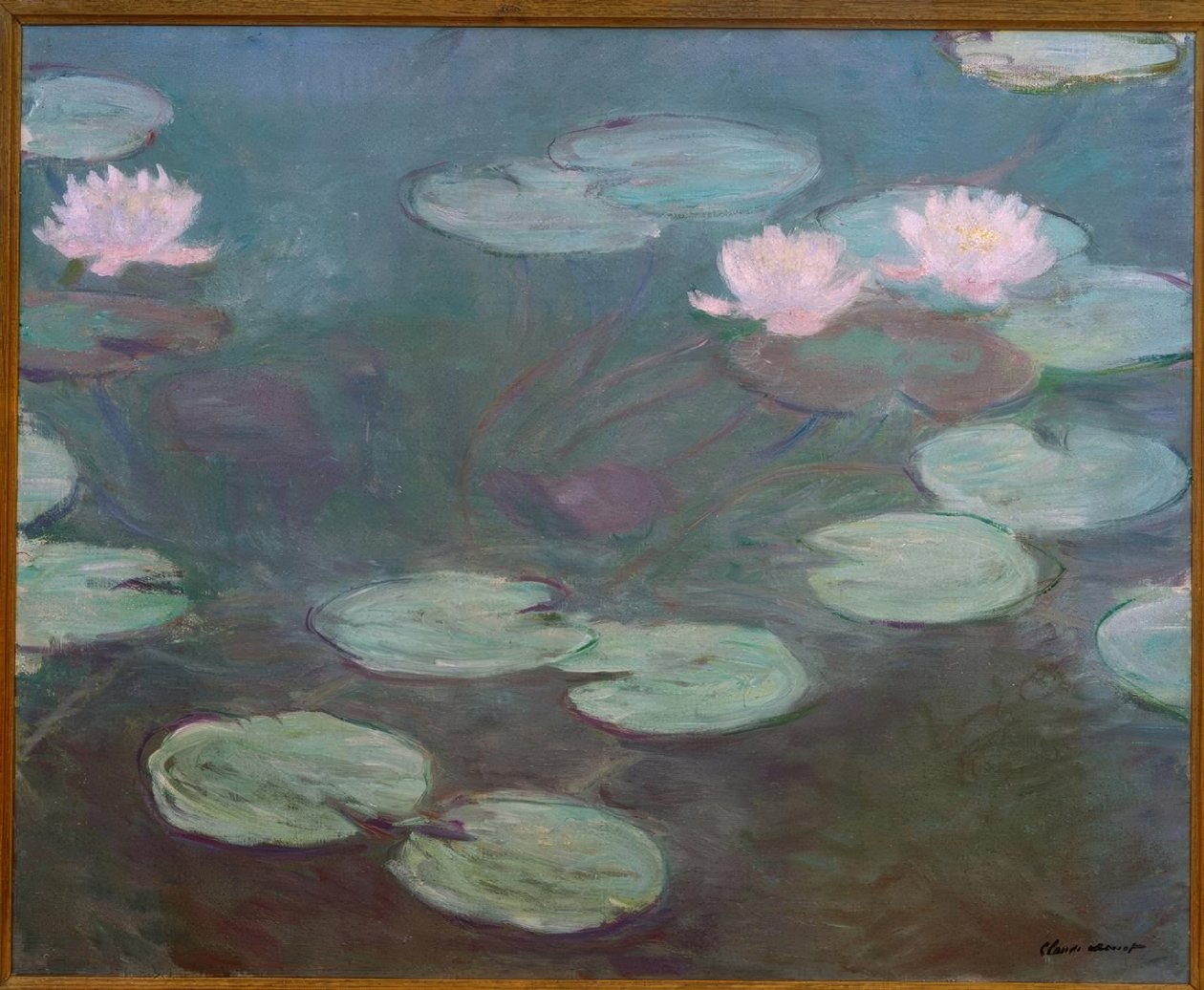 Rosa Seerosen von Claude Monet