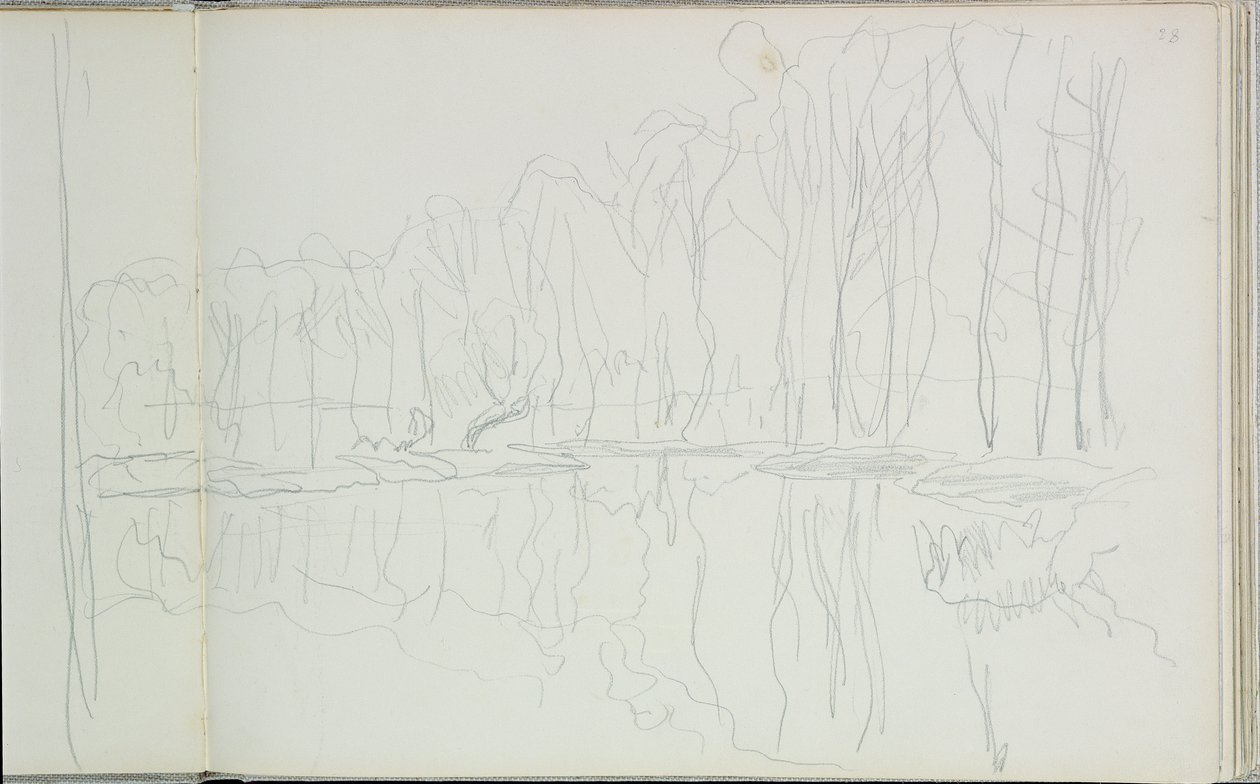 Pappeln am Fluss Epte von Claude Monet