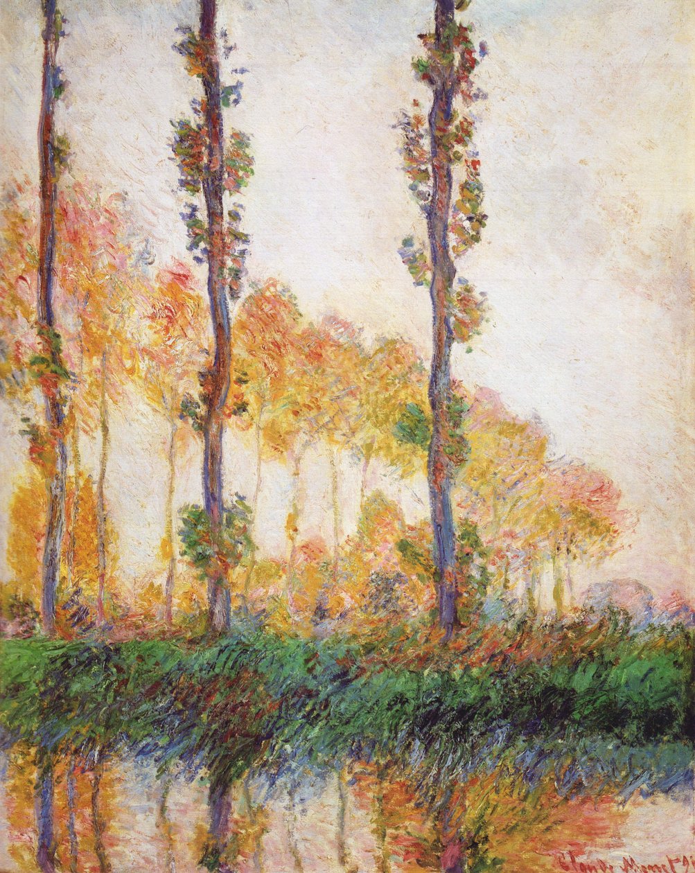 Pappeln (Herbst) II von Claude Monet