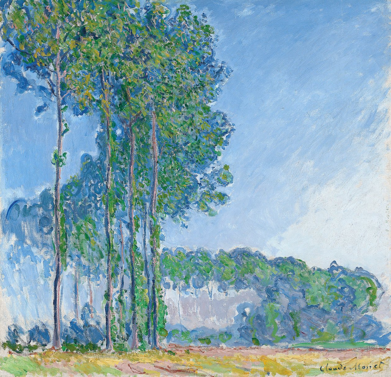 Pappeln, 1891 von Claude Monet