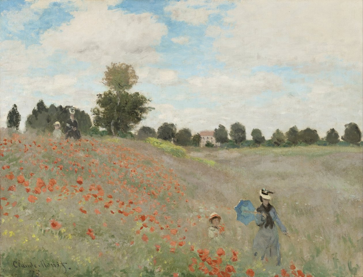 Mohnfeld von Claude Monet