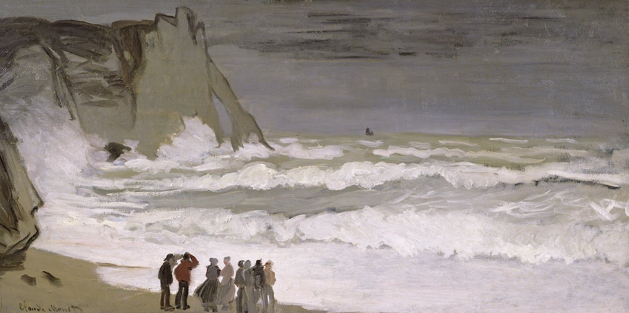 Raue See bei Étretat, 1868-69 von Claude Monet