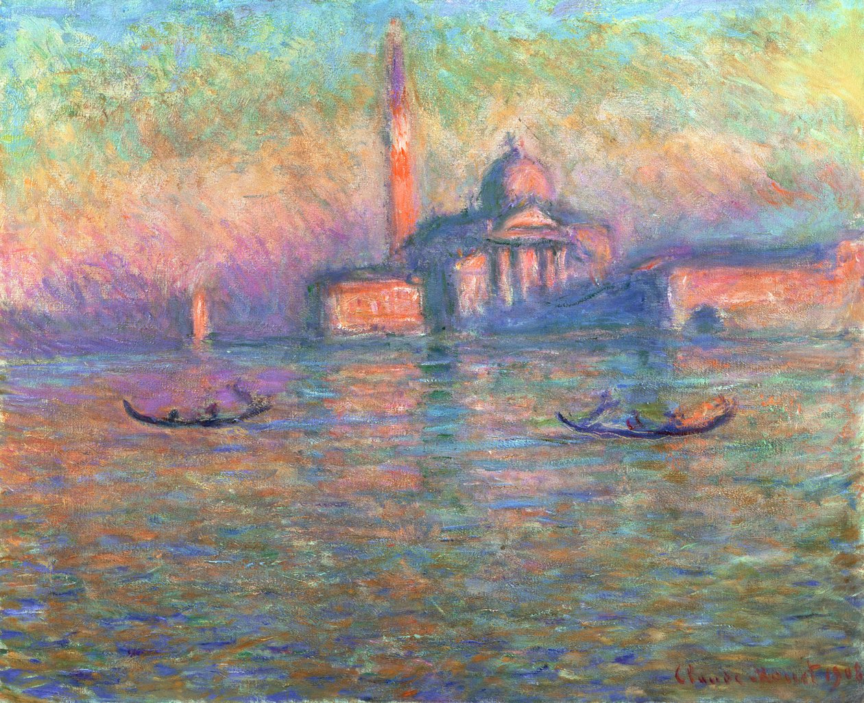 San Giorgio Maggiore, Venedig, 1908 von Claude Monet