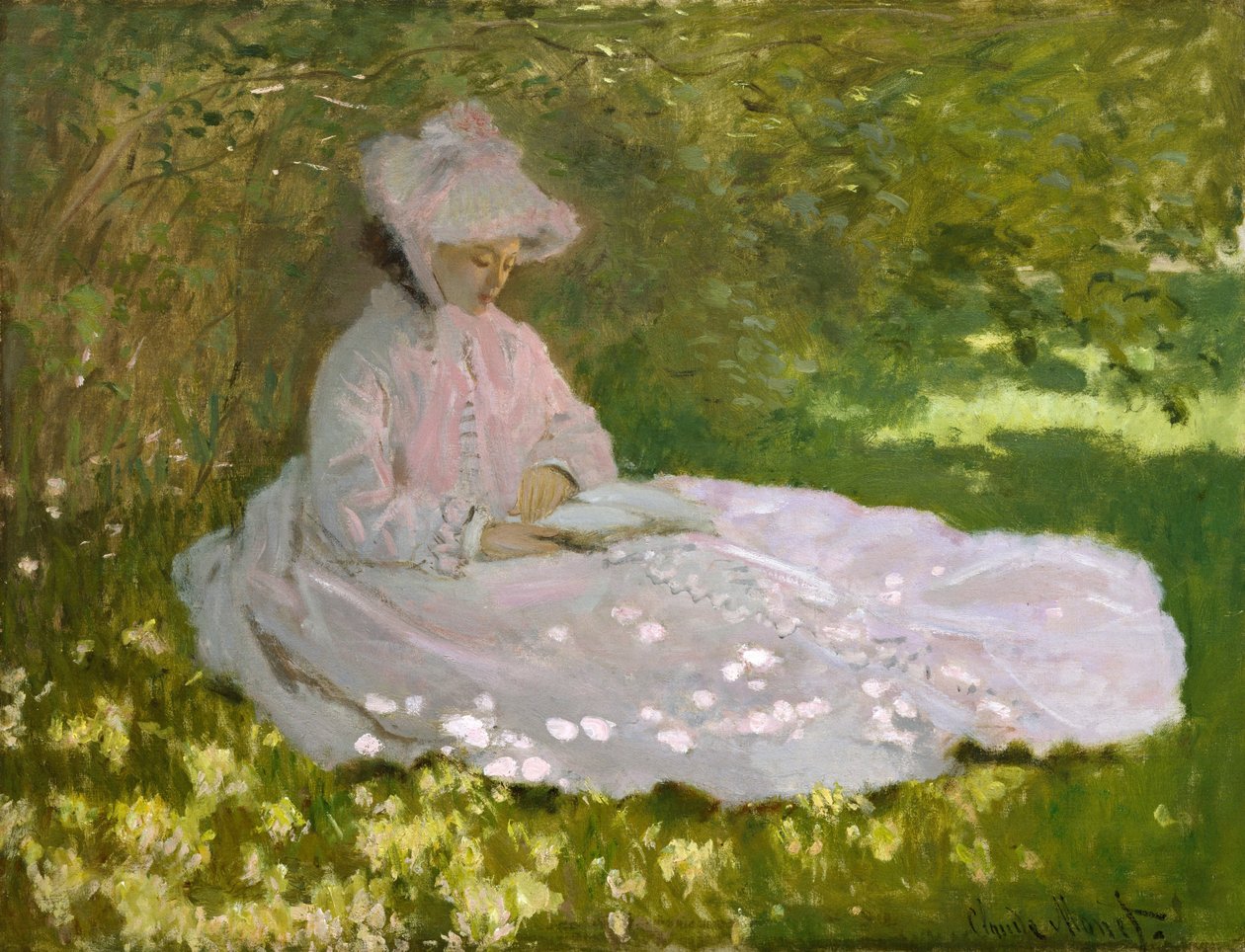 Frühling von Claude Monet