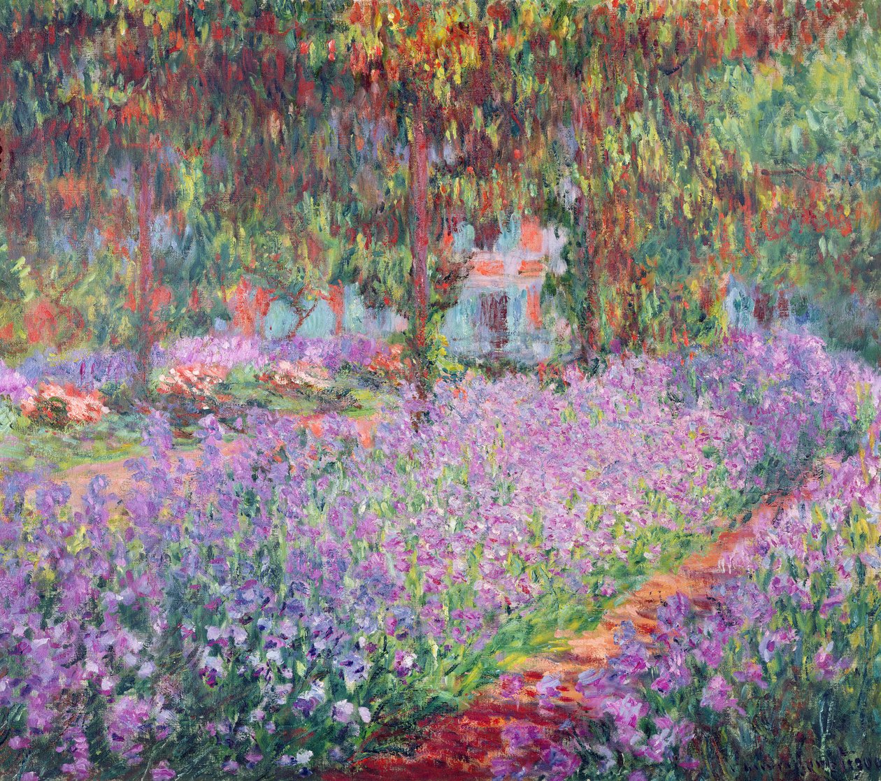 Der Garten des Künstlers in Giverny, 1900 von Claude Monet