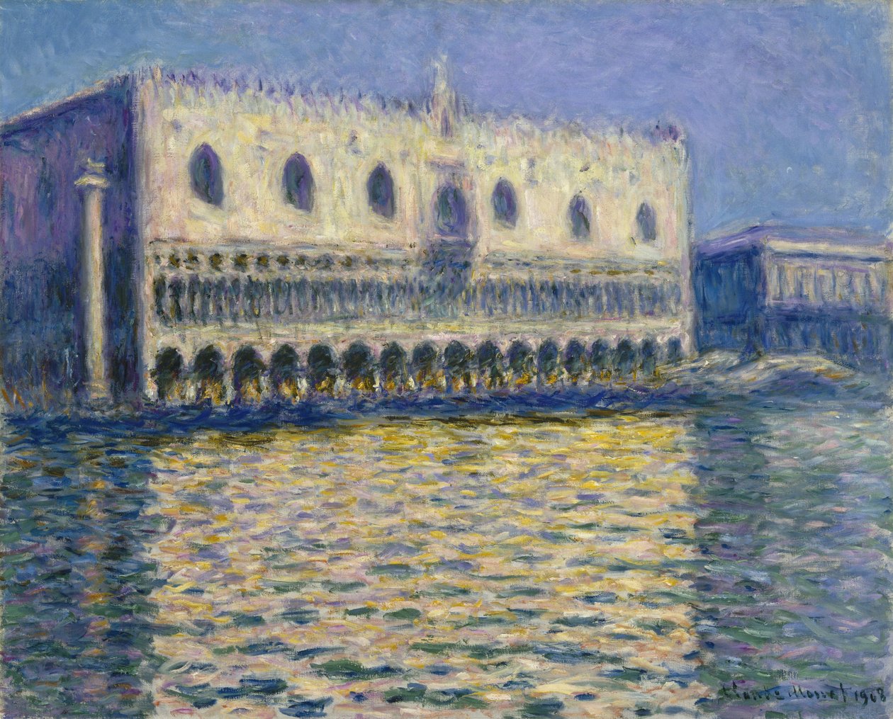Der Dogenpalast (Le Palais ducal) von Claude Monet