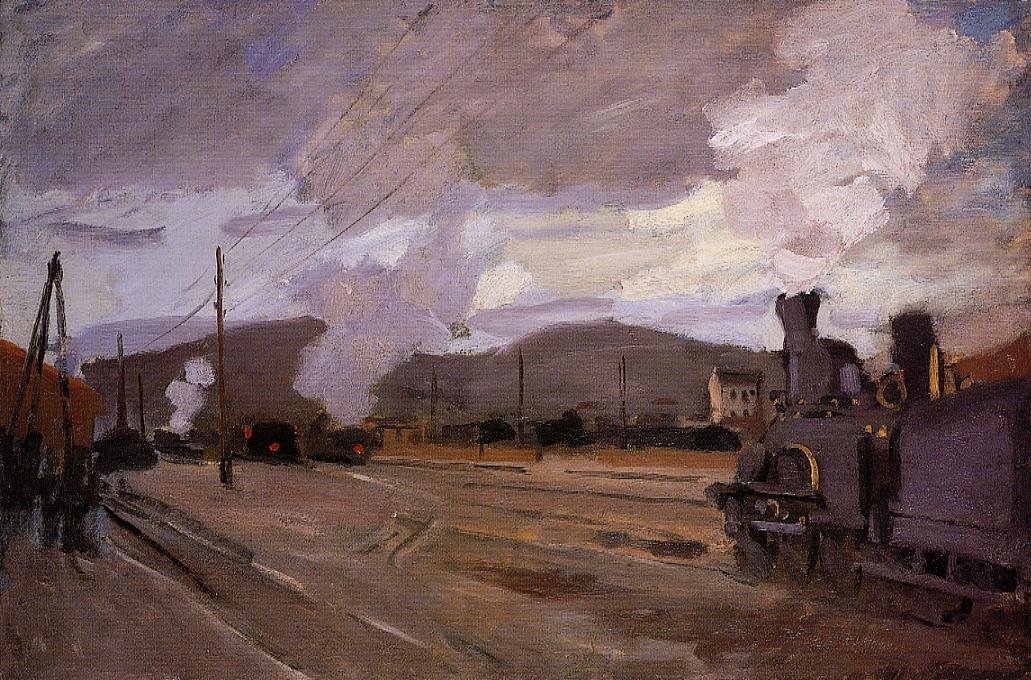 Der Bahnhof von Argenteuil von Claude Monet
