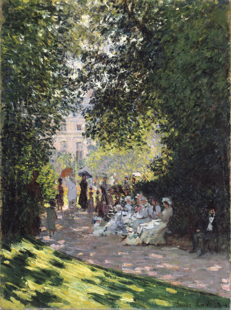 Der Parc Monceau von Claude Monet