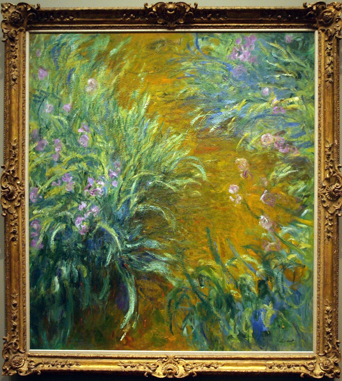 Der Pfad durch die Iris von Claude Monet