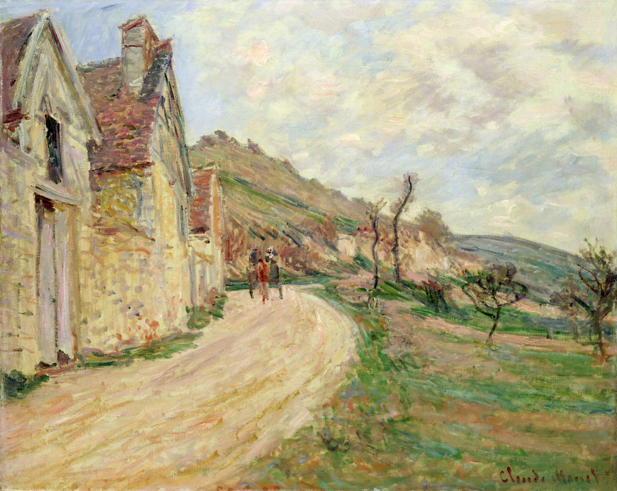 Die Felsen bei Falaise von Claude Monet