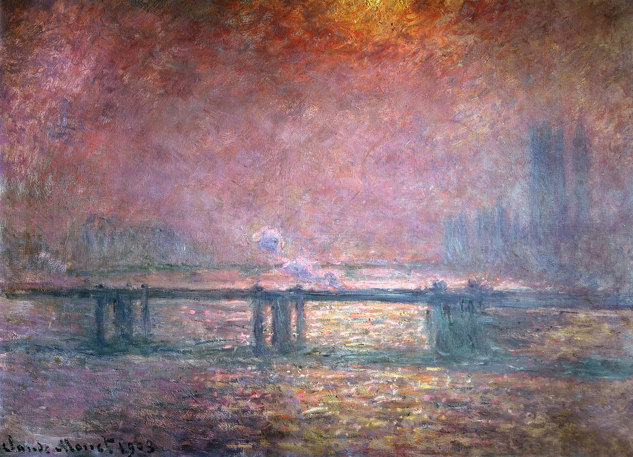 Die Themse bei Charing Cross, 1903 von Claude Monet