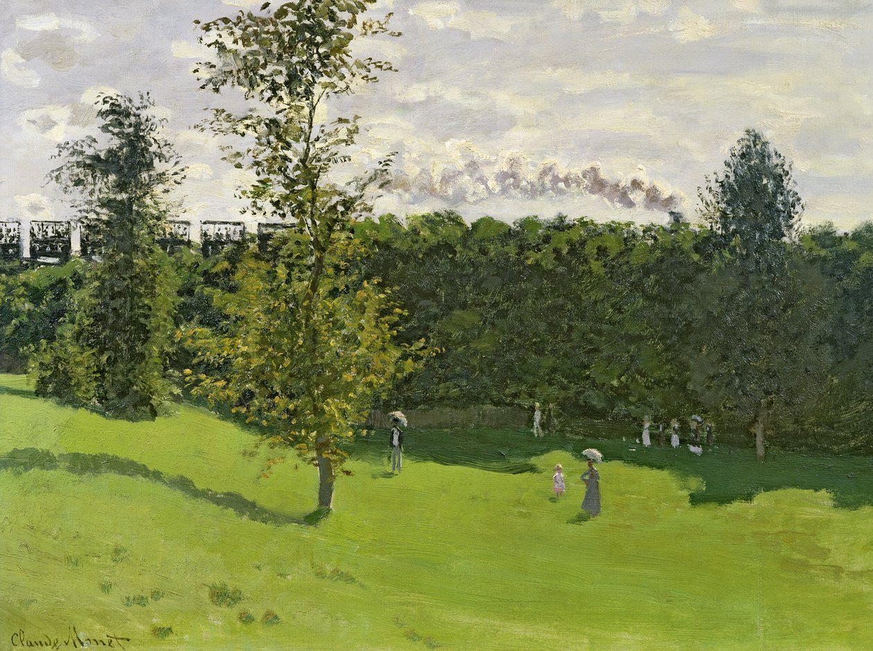 Der Zug auf dem Land, ca. 1870-71 von Claude Monet