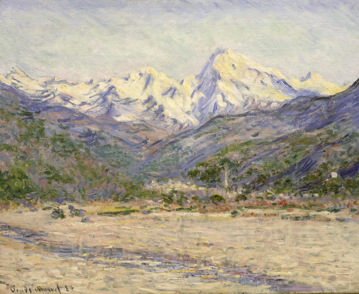 Das Tal der Nervia von Claude Monet