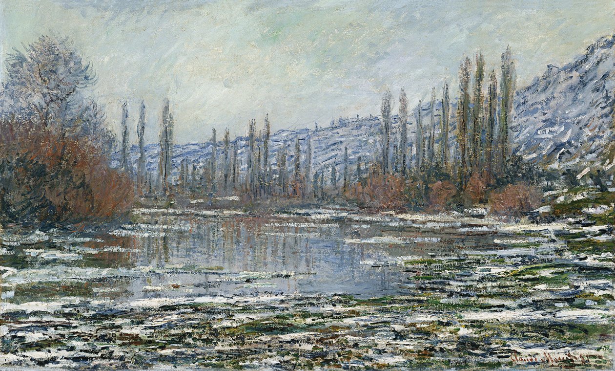 Das Tauwetter in Vetheuil von Claude Monet