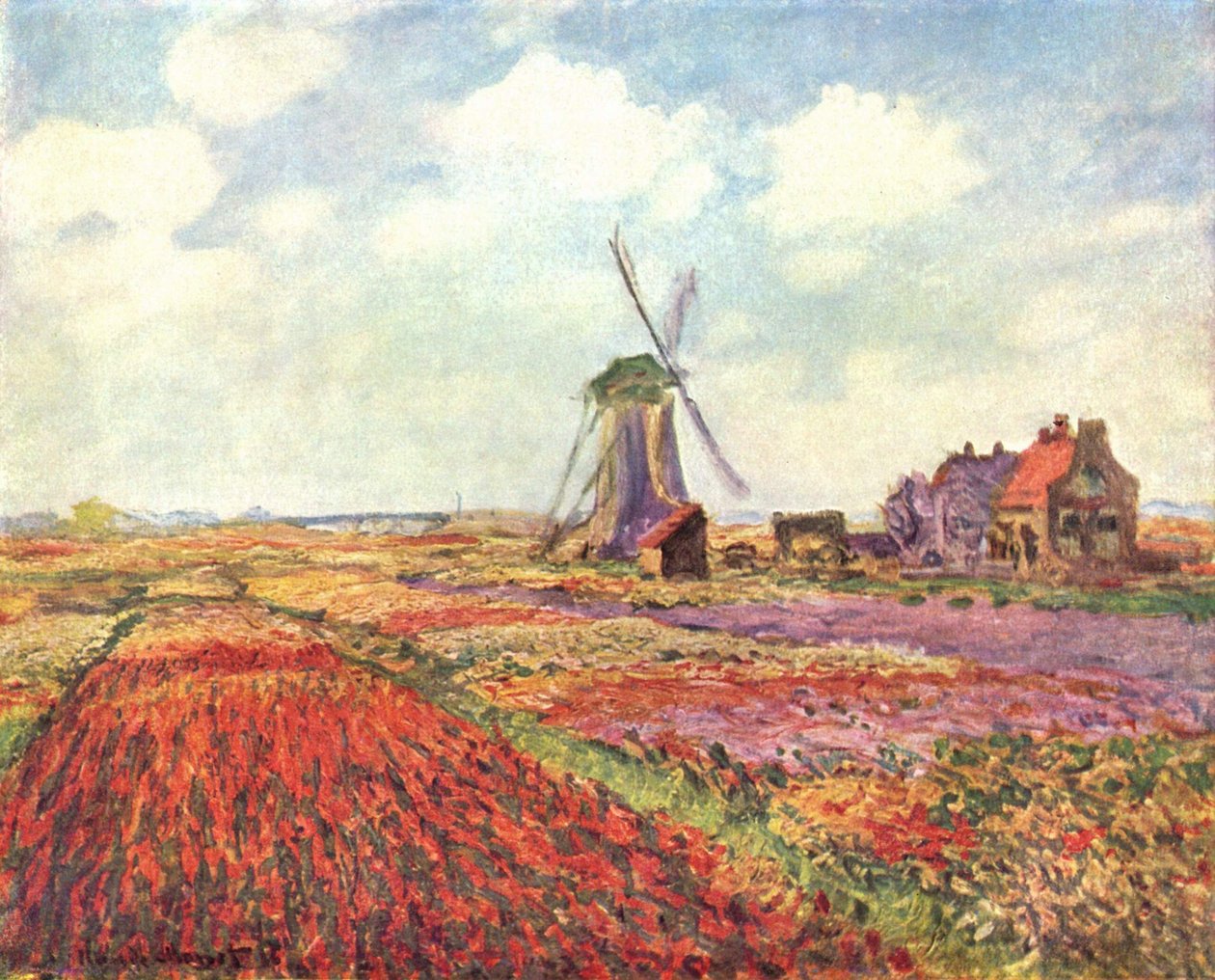 Tulpen aus Holland von Claude Monet