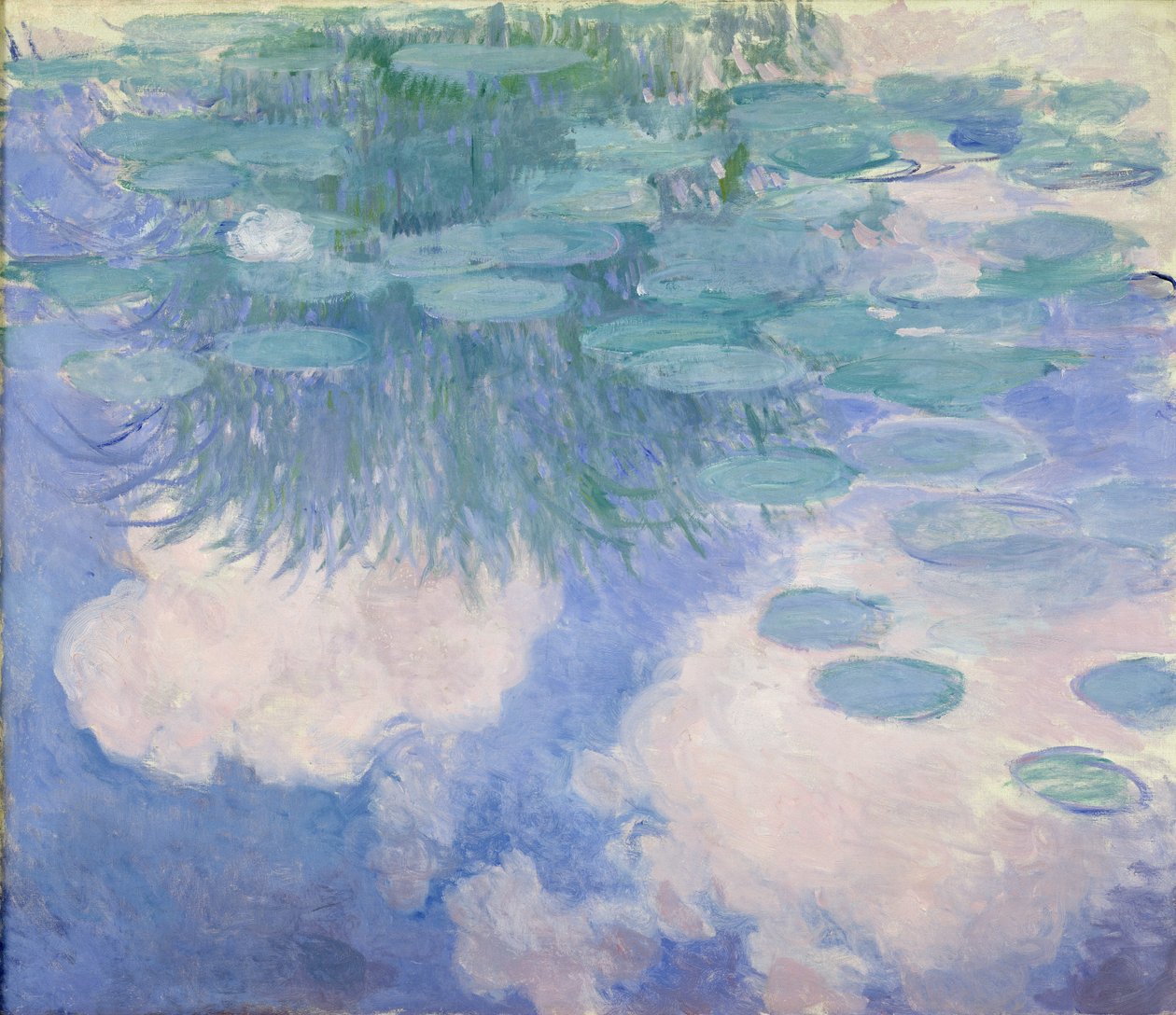 Seerosen, 1914-17 (Detail) von Claude Monet