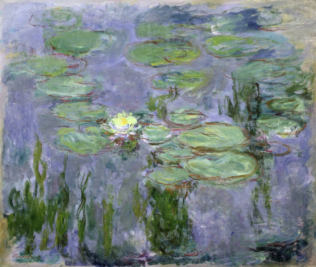 Seerosen, 1915 von Claude Monet