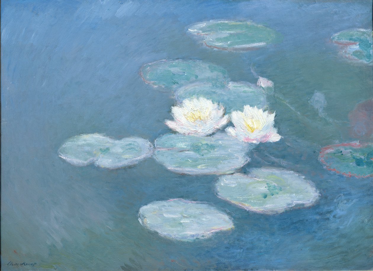 Seerosen, Abend von Claude Monet