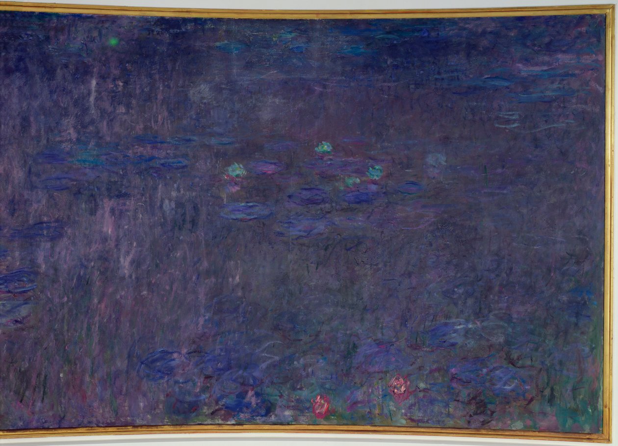 Seerosen: Reflexionen der Bäume, (Detail) von Claude Monet