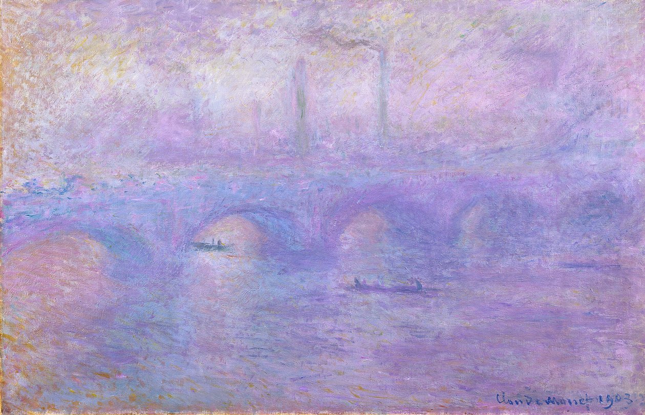 Waterloo-Brücke im Nebel, 1899-1901 von Claude Monet
