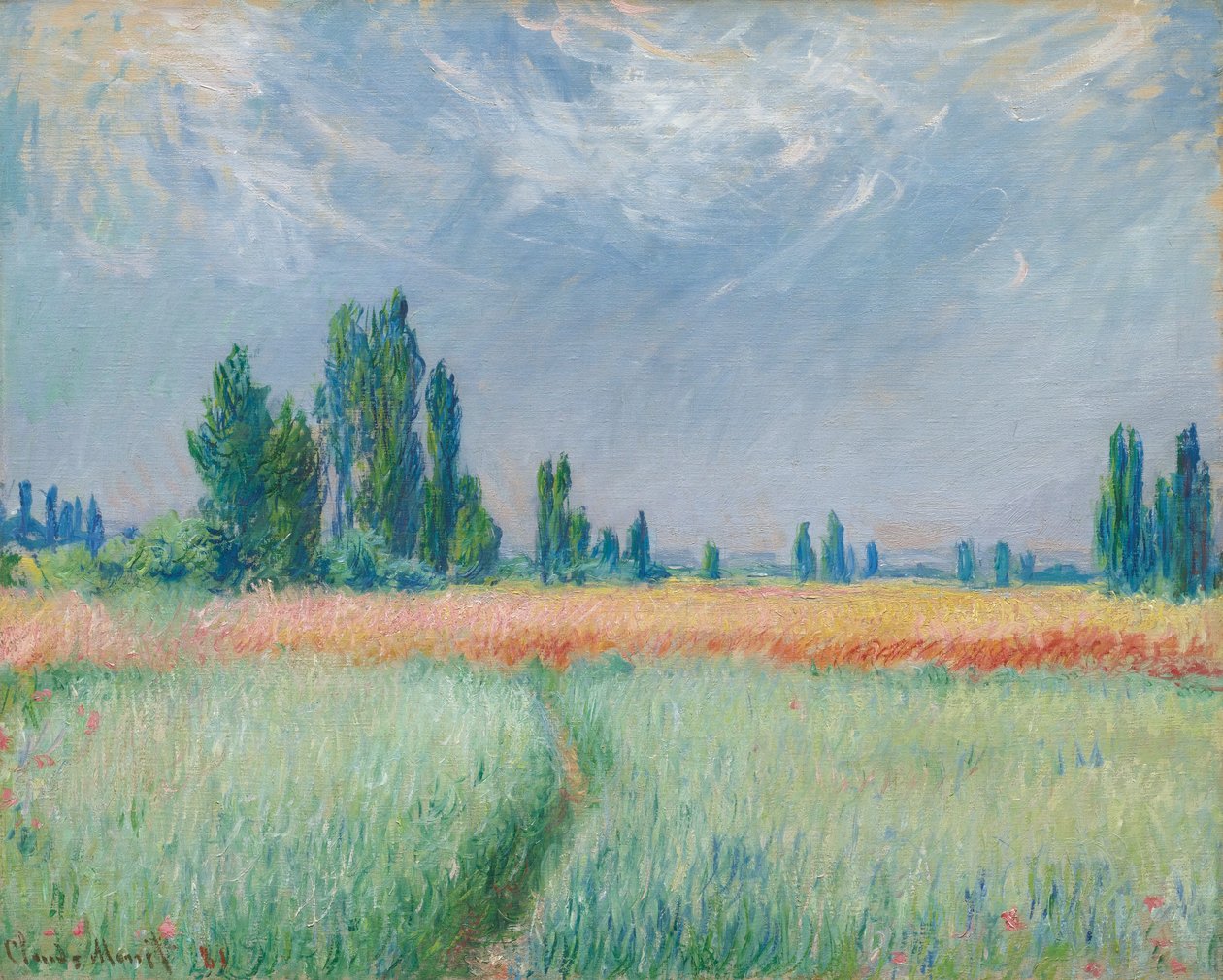 Weizenfeld von Claude Monet