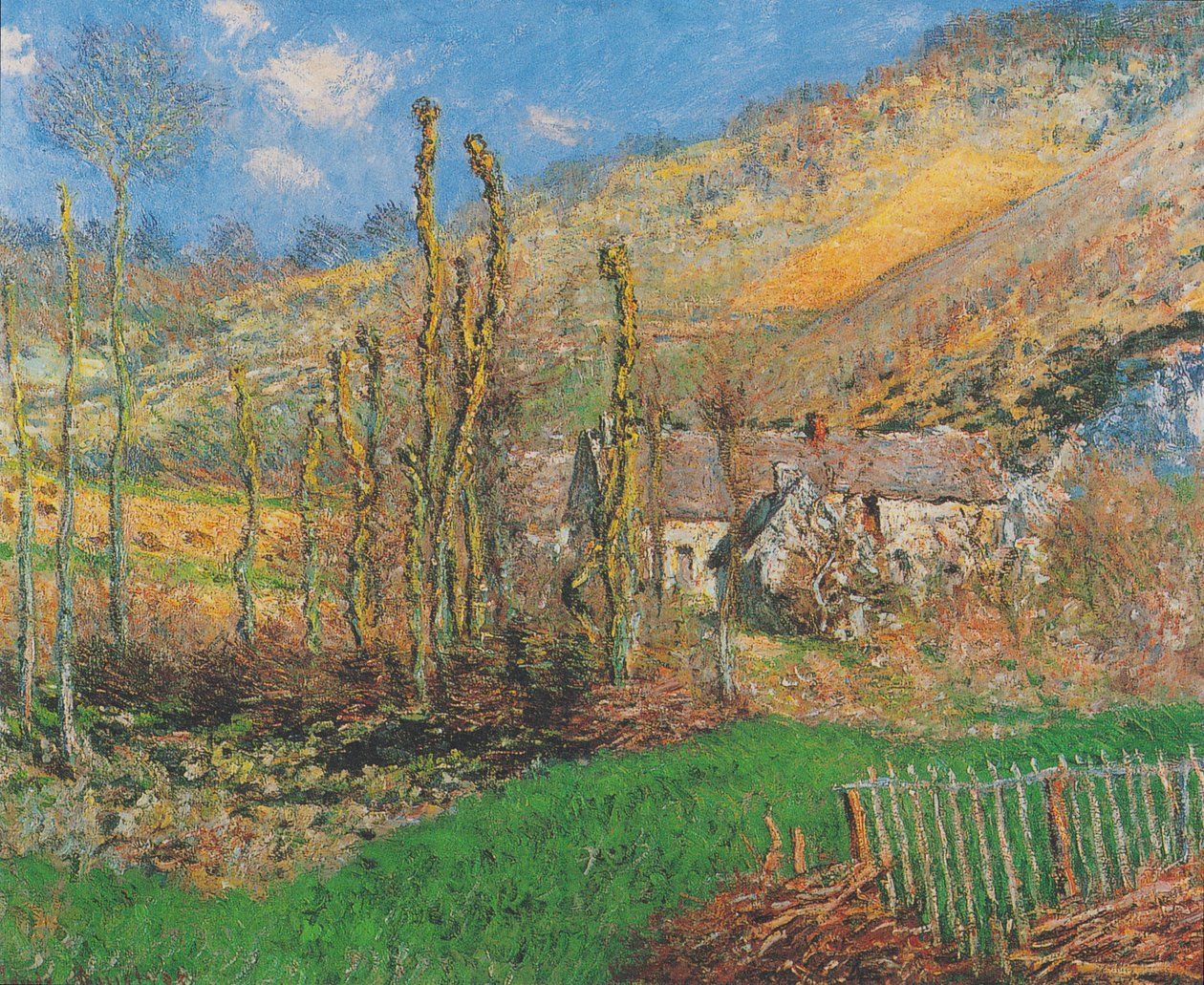 Winterlandschaft im Val de Falaise (Giverny) von Claude Monet