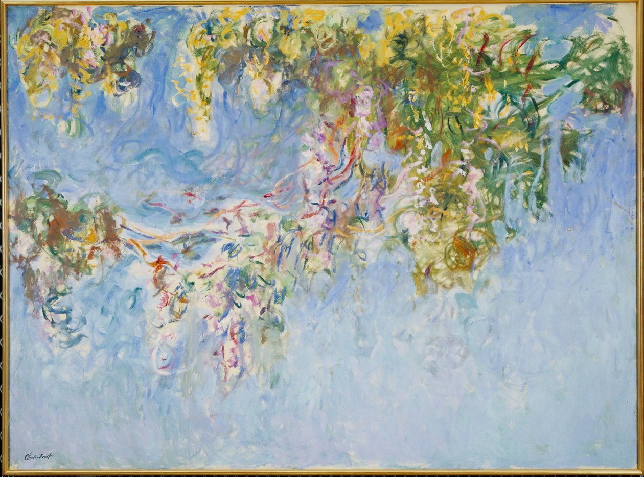 Blauregen (Glycines) ca. 1919-20 von Claude Monet