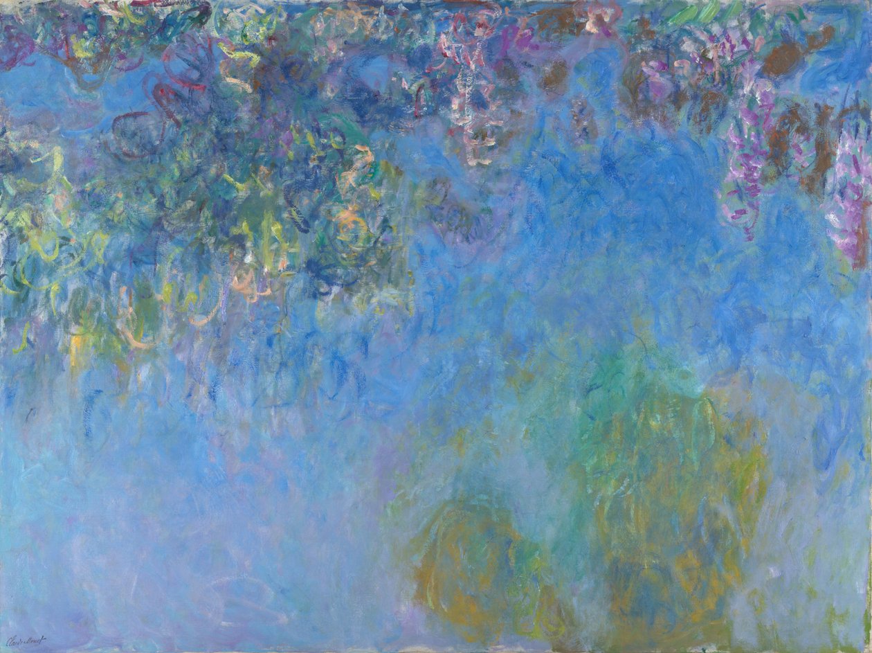Blauregen, 1920-25 von Claude Monet