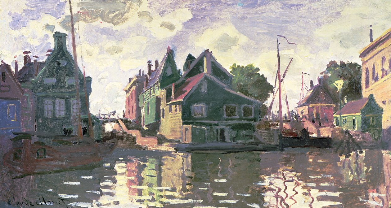 Zaandam von Claude Monet