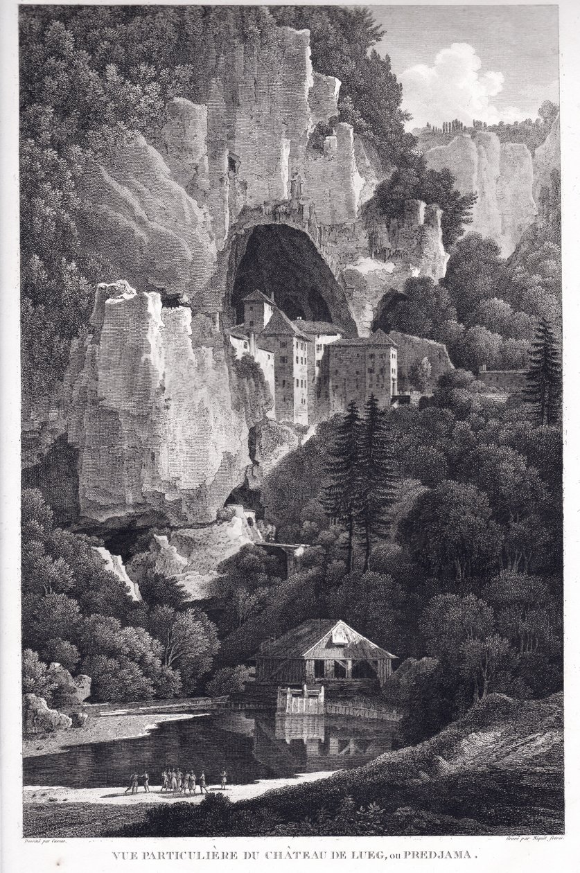 Burg Predjama von Claude Niquet