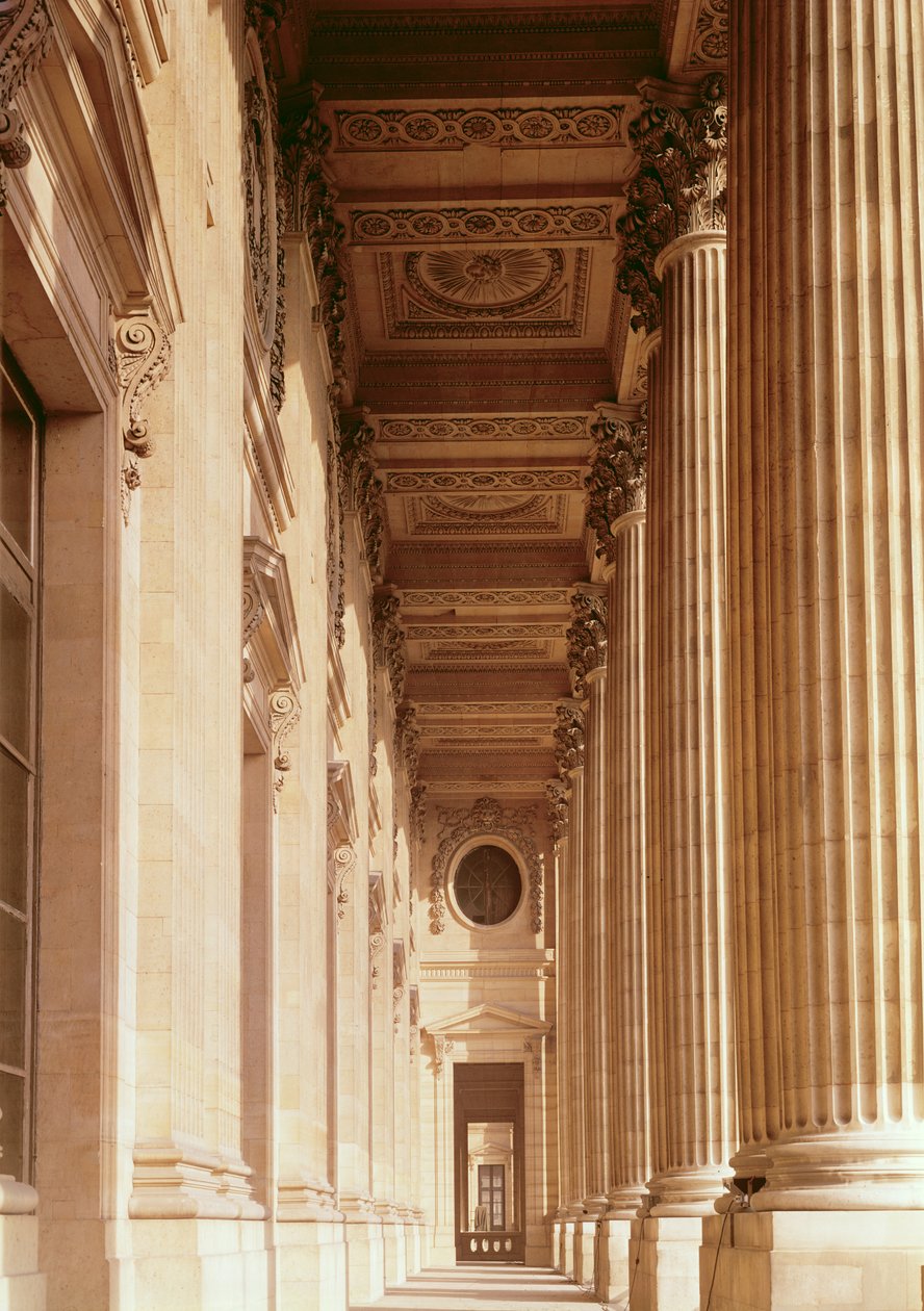 Ansicht der Kolonnade des Louvre von Claude Perrault