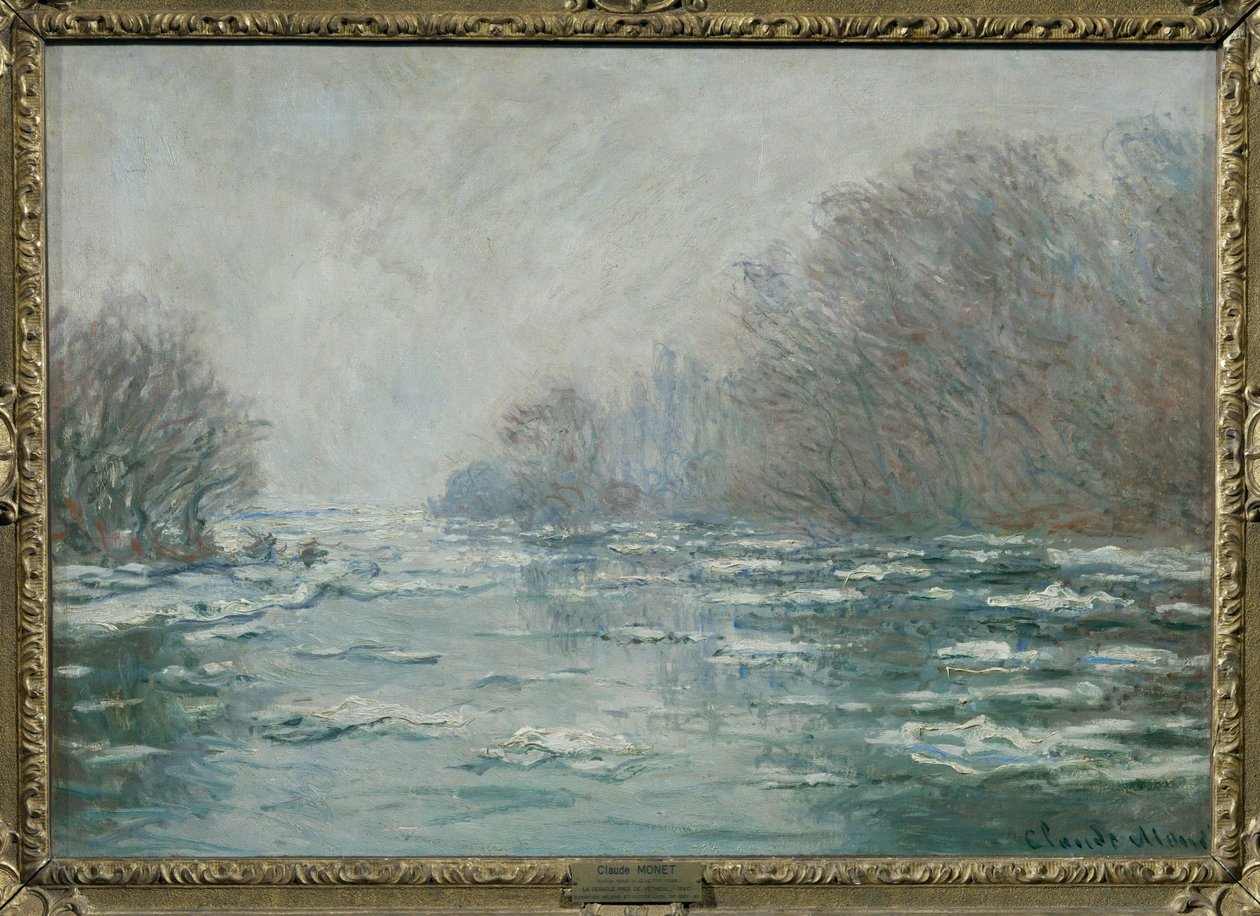 Das Debakel bei Vetheuil von Claude (follower of) Monet