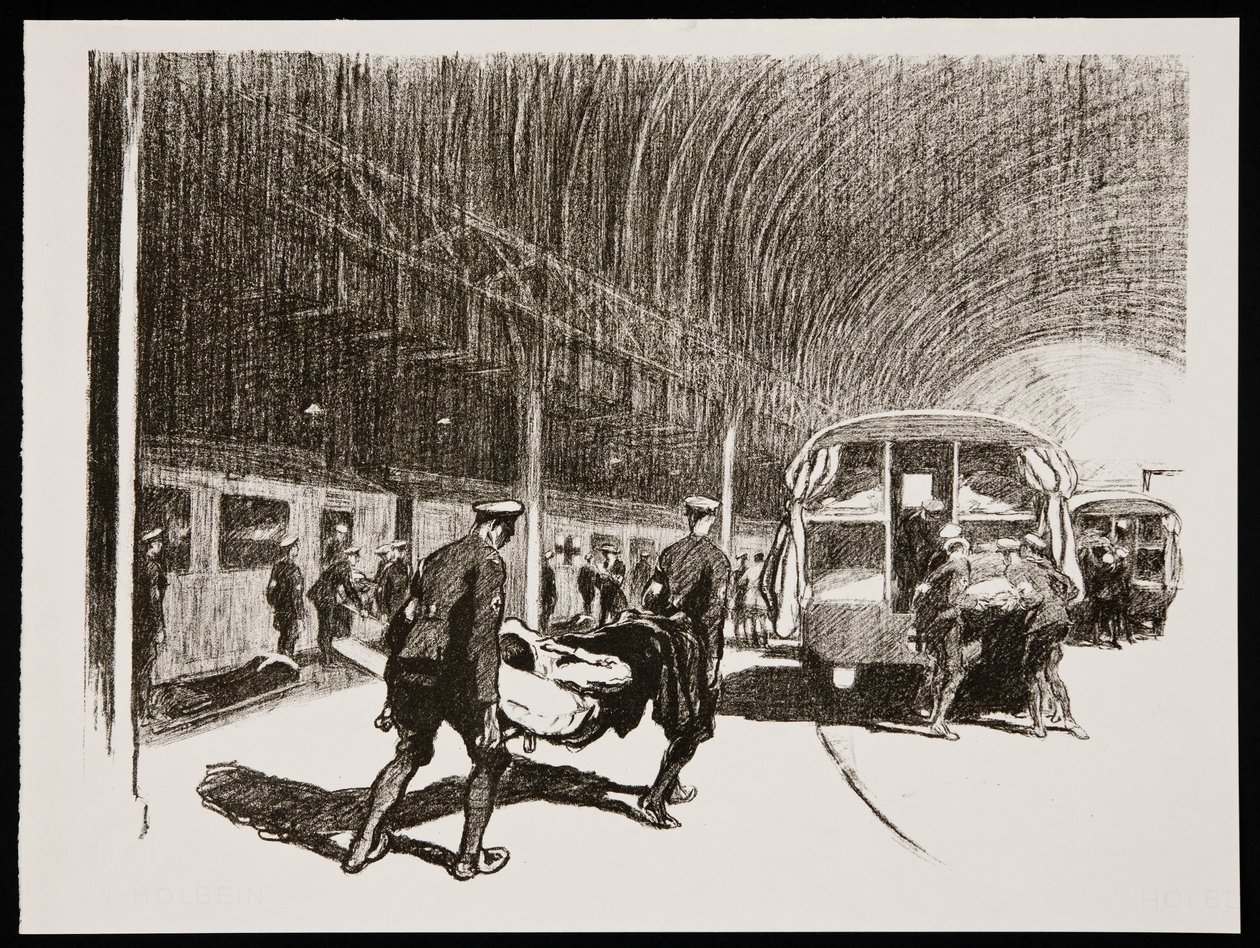 Entladung in England, 1917 von Claude Allin Shepperson