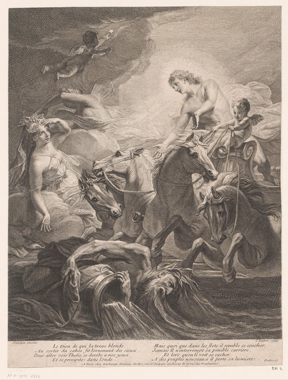 Apollo besucht Thetis von Claude Dubosc