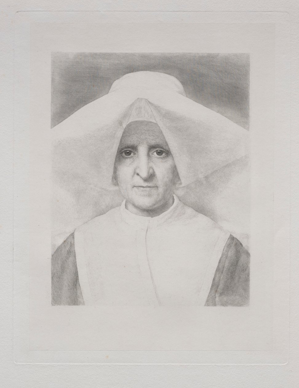 Schwester Rosalie, Vorderansicht von Claude Ferdinand Gaillard