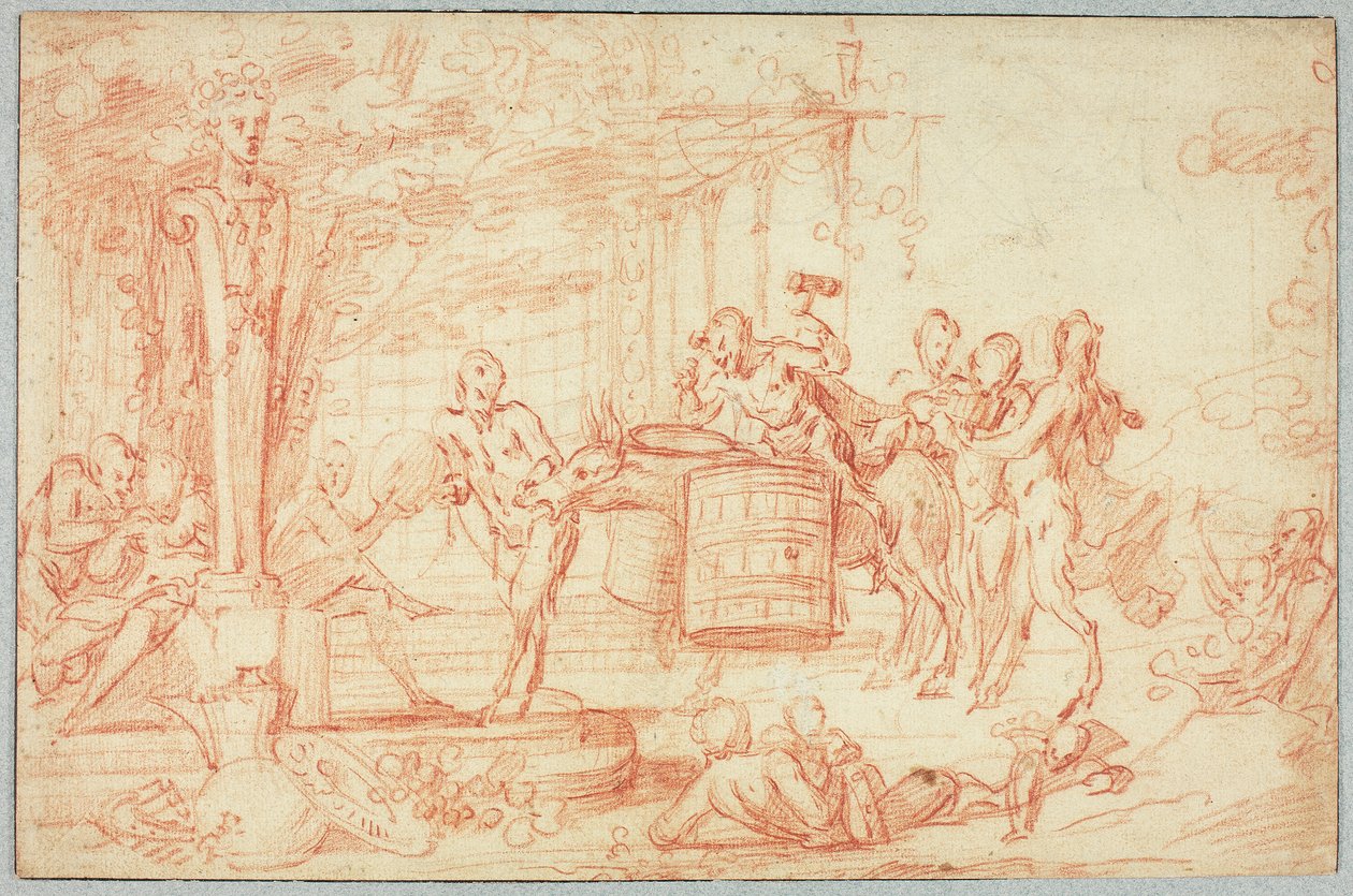 Bacchanal von Claude Gillot