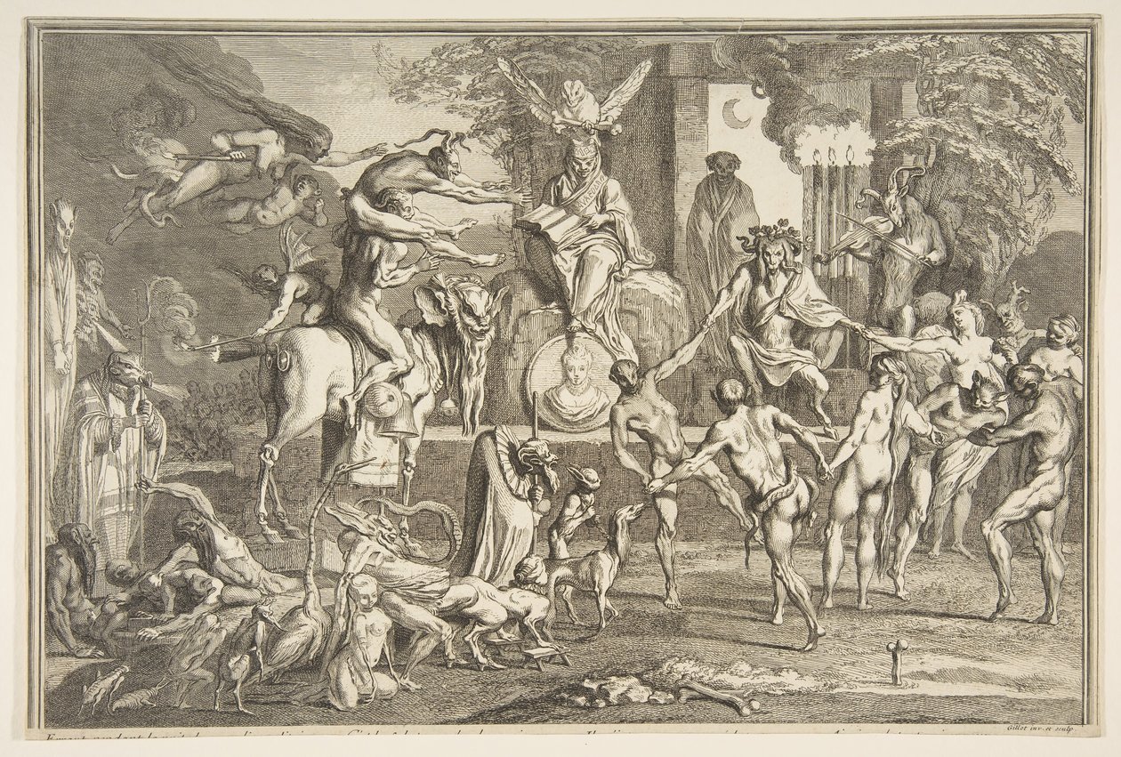 Errant pendant la nuit von Claude Gillot