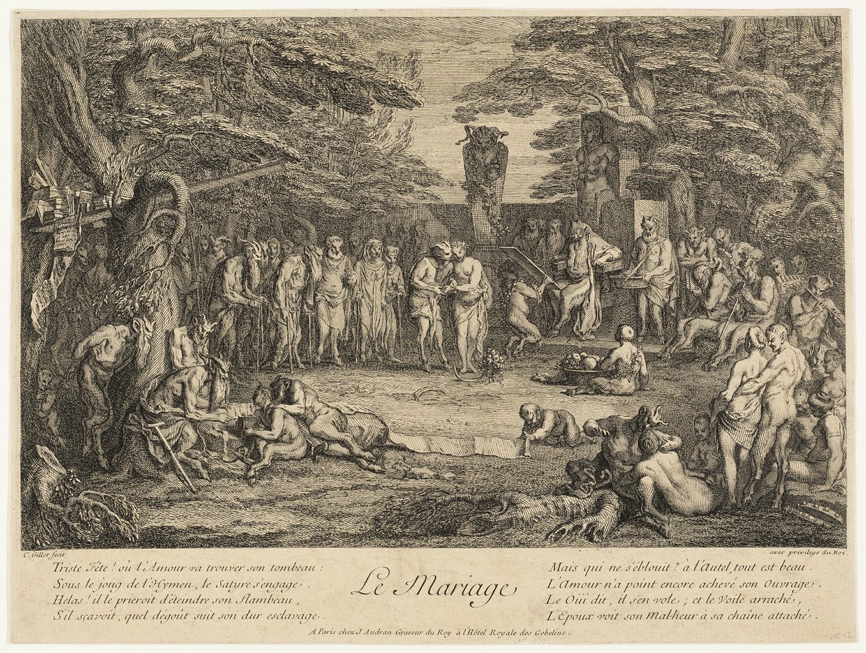 Hochzeit von Claude Gillot