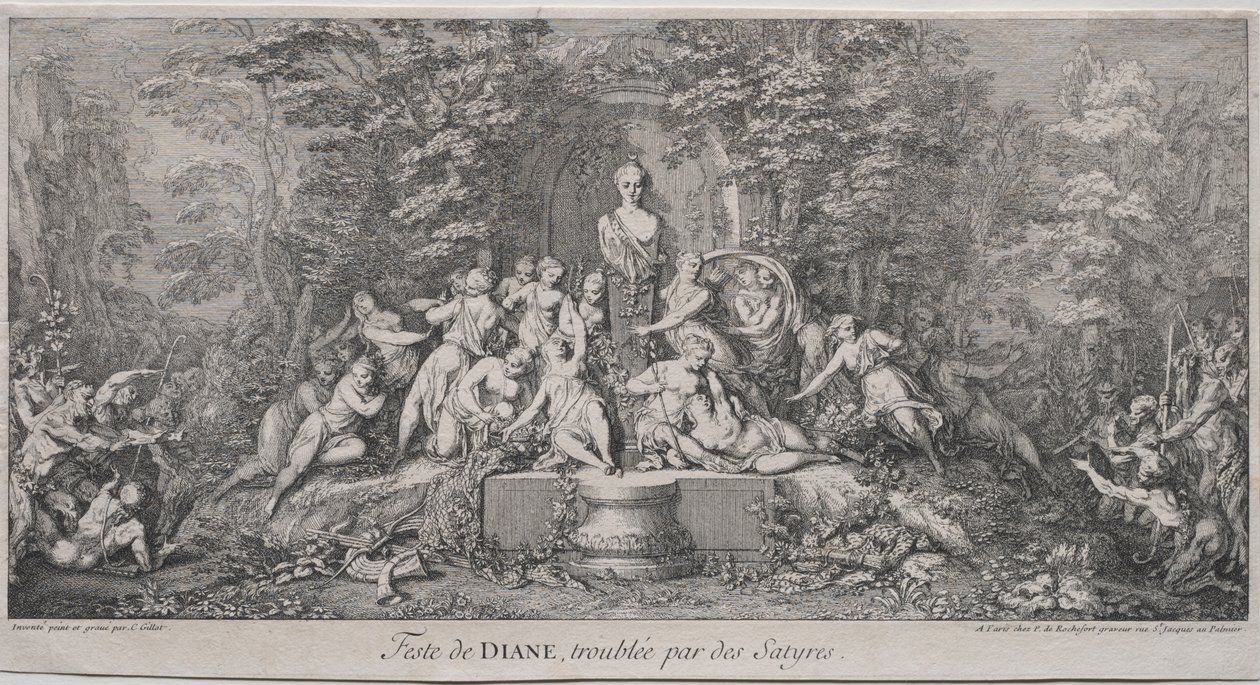 Die vier Feste von Claude Gillot